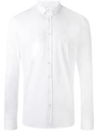 Balmain Pointed Collar Shirt, Men's, Size: 40, White, Cotton