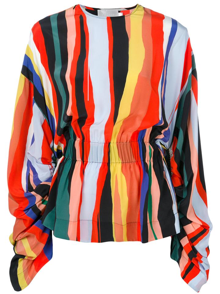 Solace London Davine Blouse - Yellow & Orange