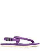 Suicoke Sling-back Strap Flip-flops - Purple