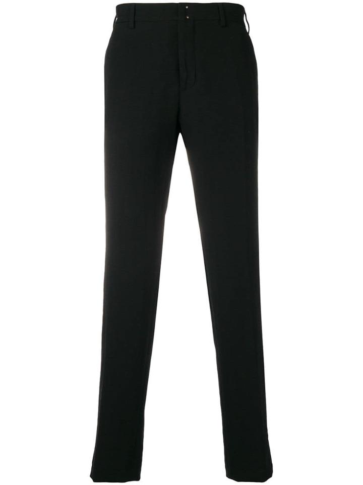 Incotex Straight Fit Trousers - Black
