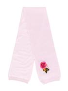 Monnalisa Rose Knitted Scarf - Pink