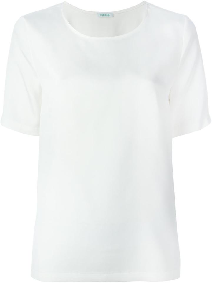 P.a.r.o.s.h. 'sechiny' T-shirt, Women's, Size: Medium, White, Silk/spandex/elastane