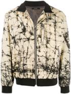Issey Miyake Men Printed Bomber Jacket - Neutrals