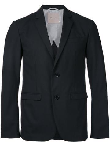 Factotum Classic Blazer, Men's, Size: 44, Black, Wool/polyester