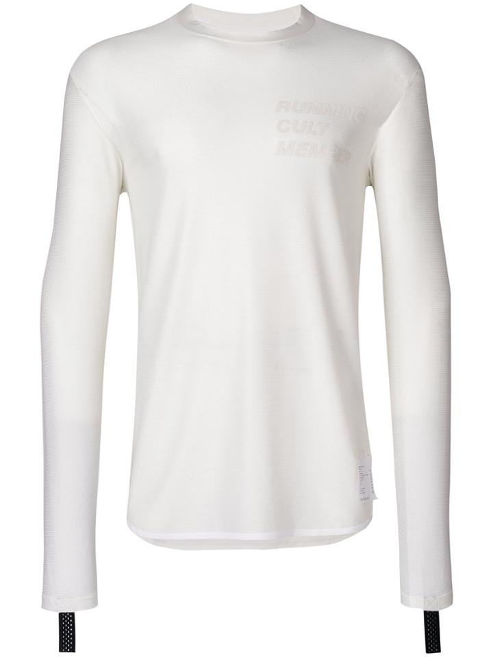 Satisfy Mesh Long T-shirt - White