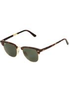 Ray-ban Folding 'clubmaster' Sunglasses, Adult Unisex, Brown, Acetate