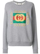 Gucci Gucci Logo Sweatshirt - Grey
