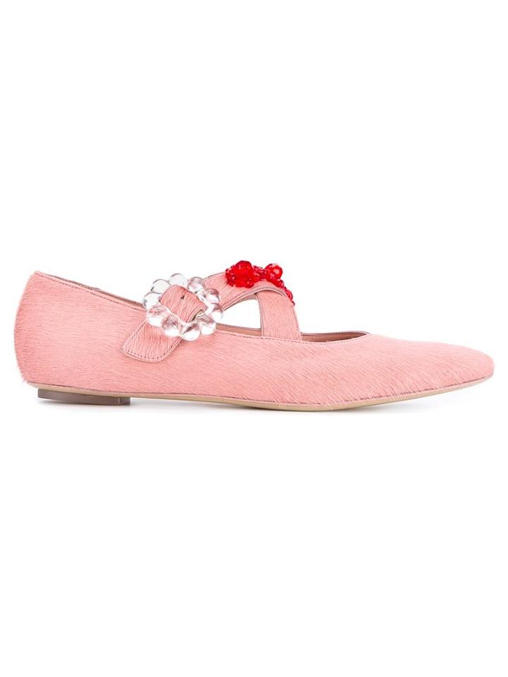 Simone Rocha Bead Embellished Flats