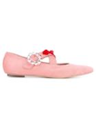 Simone Rocha Bead Embellished Flats