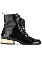 Paloma Barceló Lace-up Ankle Boots - Black
