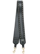Salvatore Ferragamo Studded Shoulder Strap - Black