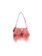 Marques'almeida Feather Shoulder Bag - Pink
