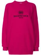Balenciaga Bal Embroidered Sweatshirt