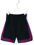 Gucci Kids Web Trim Shorts, Toddler, Size: 4 Yrs, Blue