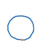 Luis Morais Small Horus Eye Barrel Beaded Bracelet - Blue