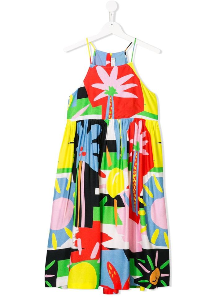 Stella Mccartney Kids Teen Palms Dress - Yellow