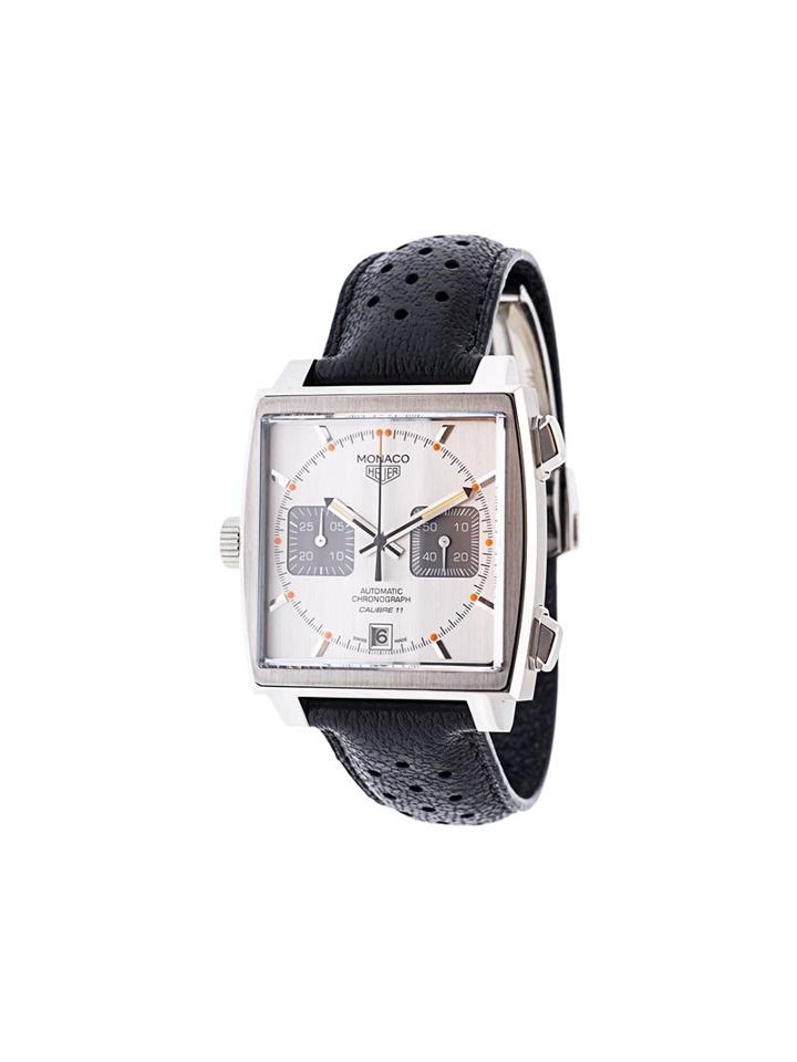 Tag Heuer 'monaco Calibre 11' Analog Watch, Adult Unisex, White
