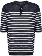 Eleventy Striped T-shirt - Blue