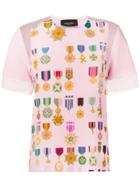 Mr & Mrs Italy Medal Print T-shirt - Pink