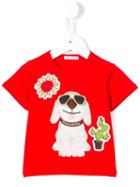 Dolce & Gabbana Kids Dog Print T-shirt, Boy's, Size: 18-24 Mth, Red