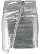 Zoe Karssen Sequinned Metallic Skirt