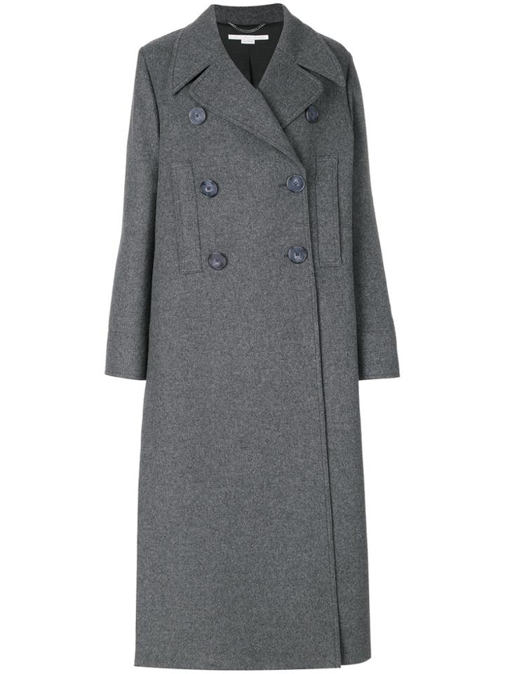 Stella Mccartney Double-breasted Coat - Grey