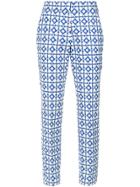 Andrea Marques Tile Print Straight Trousers - Unavailable