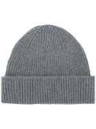 Paul Smith Rib Knit Hat - Grey