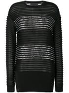 Philipp Plein Stripe Detailed Jumper - Black