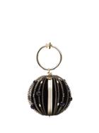 Rosantica Sasha Crystal-embellished Bracelet Bag - Black