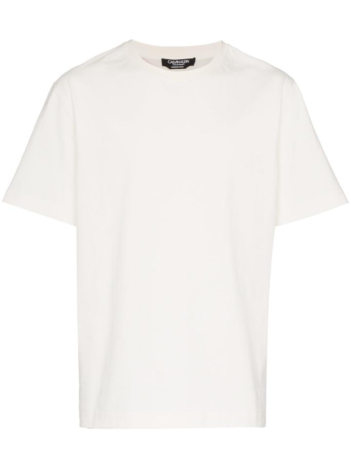 Calvin Klein 205w39nyc Star Logo Print Short Sleeve Cotton T Shirt -