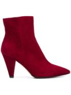 The Seller Ankle Booties - Red