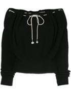 Calvin Klein 205w39nyc Drawstring Sweater - Black