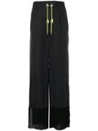 Diesel Utility Style Palazzo Trousers - Black