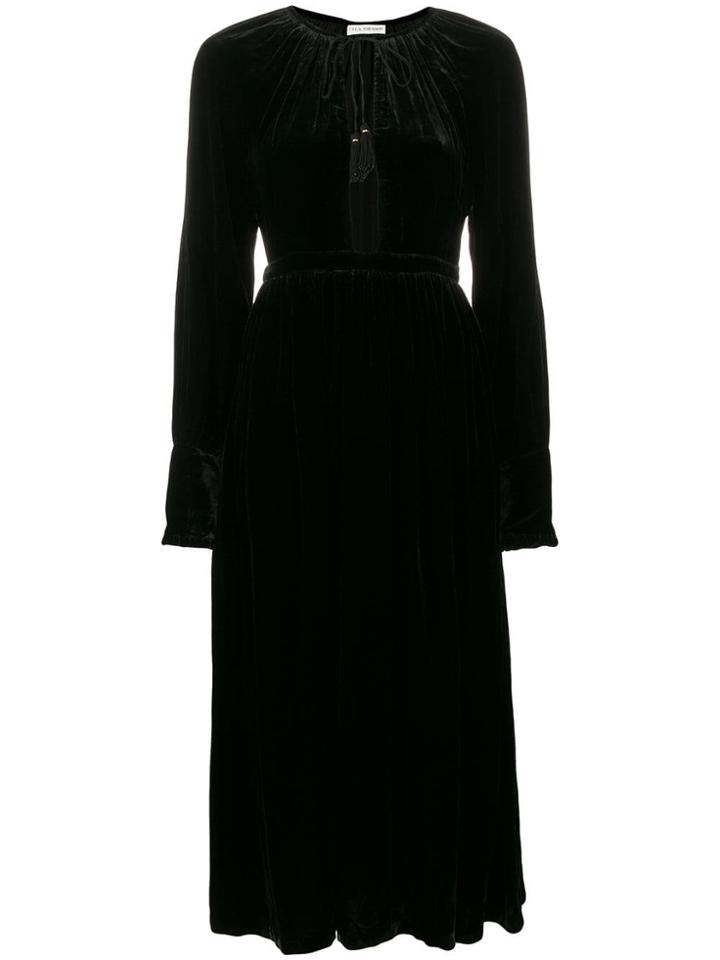 Ulla Johnson Velvet Midi Dress - Black