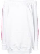 Marcelo Burlon County Of Milan Strapless Sport Dress - White
