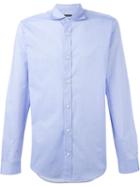 Z Zegna Classic Shirt, Men's, Size: 39, Blue, Cotton