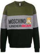 Moschino Underbear Logo Sweatshirt - Green