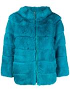Blugirl Boxy High Neck Jacket - Blue