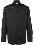 Vivienne Westwood Logo Embroidered Shirt - Black