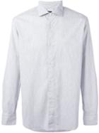 Eleventy Melange Button Down Shirt, Men's, Size: 43, Grey, Cotton