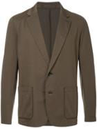 Attachment Single Breasted Blazer - Brown