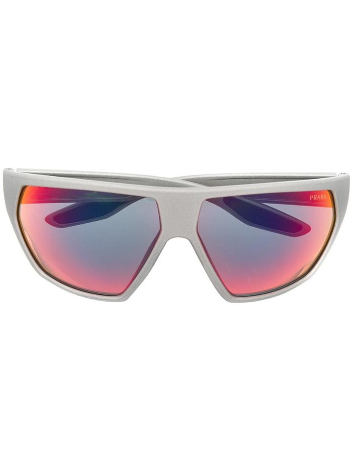 Prada Eyewear Linea Rossa Sunglasses - Grey