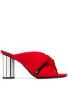 Proenza Schouler Woven Strap Sandals - Red