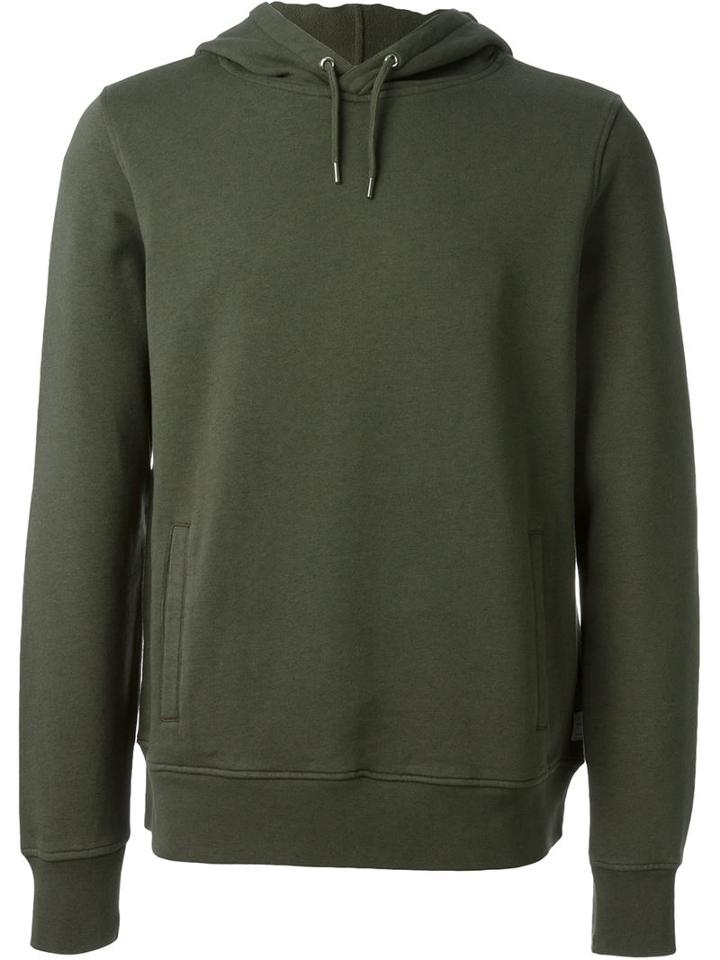 Paul Smith Jeans Hooded Sweatshirt, Men's, Size: S, Green, Cotton