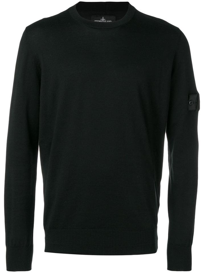 Stone Island Shadow Project Crew Neck Sweatshirt - Black