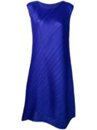 Pleats Please By Issey Miyake Oversized Sleeveless Dress - Blue