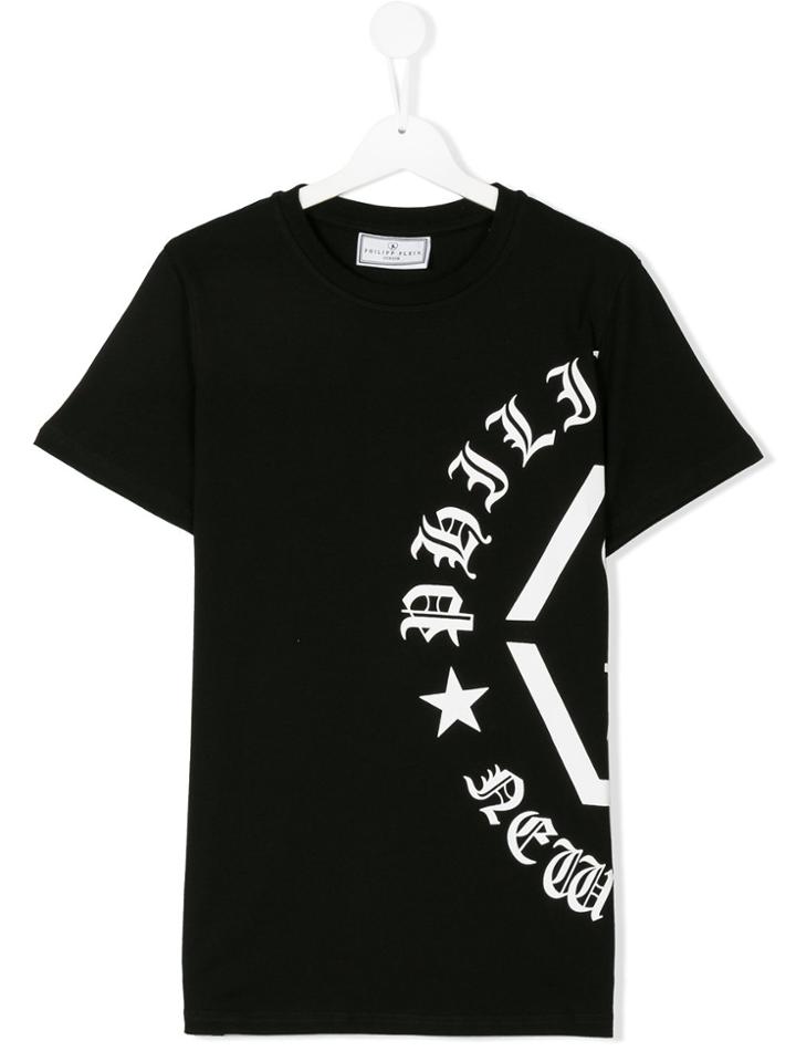 Philipp Plein Junior Printed T-shirt - Black