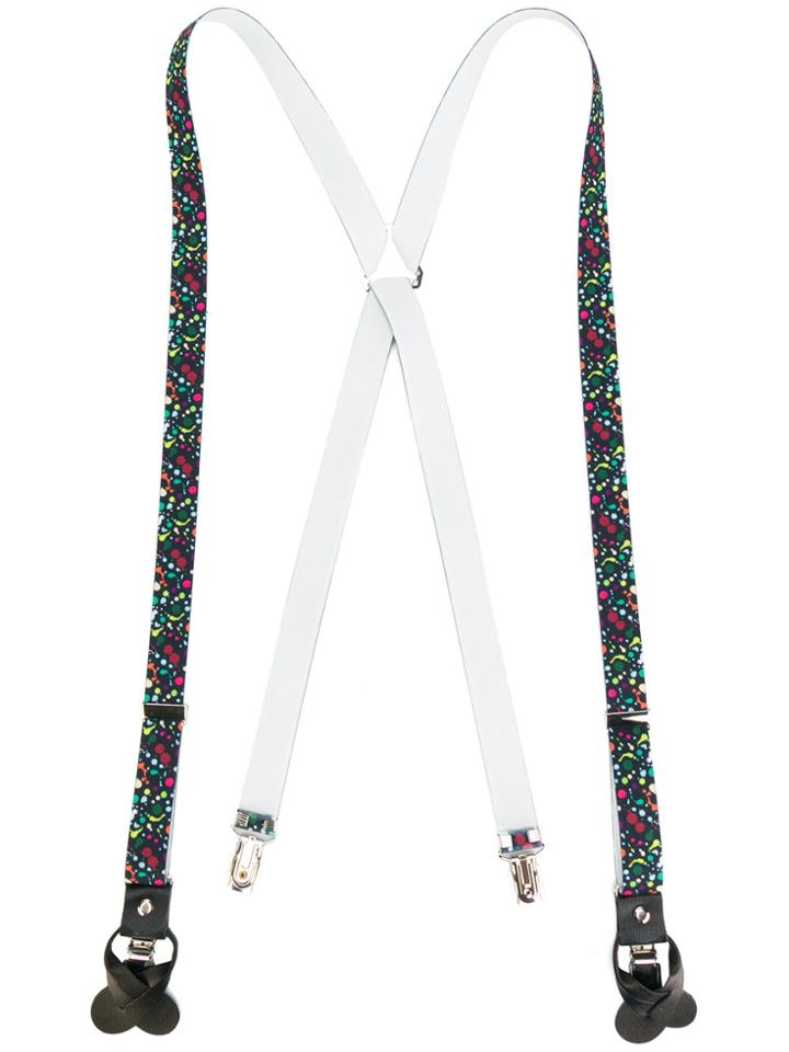 Fefè Paint Splatter Braces - Multicolour