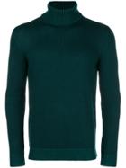 Roberto Collina Ribbed Turtleneck Sweater - Green